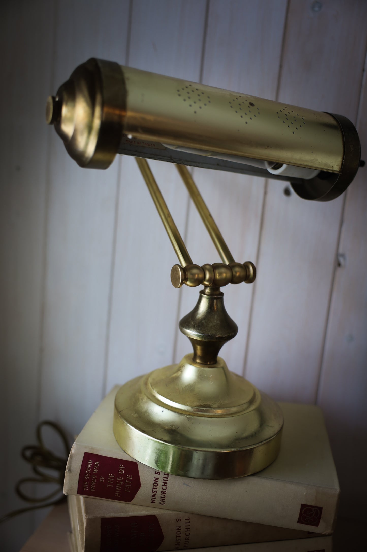 Vintage Brass Desk Lamp