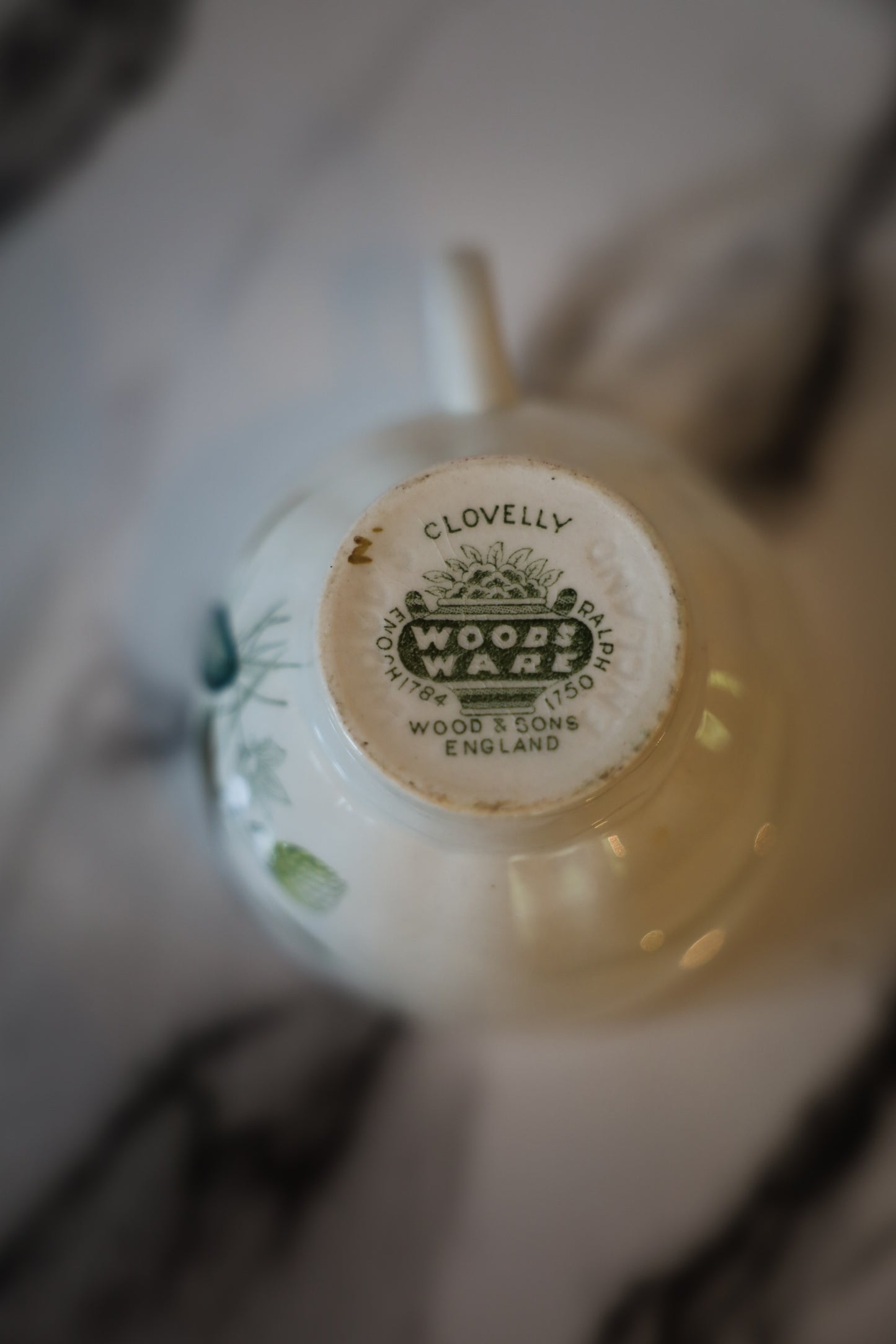 Vintage Wood & Sons “Clovelly” Teacups – Set of 3