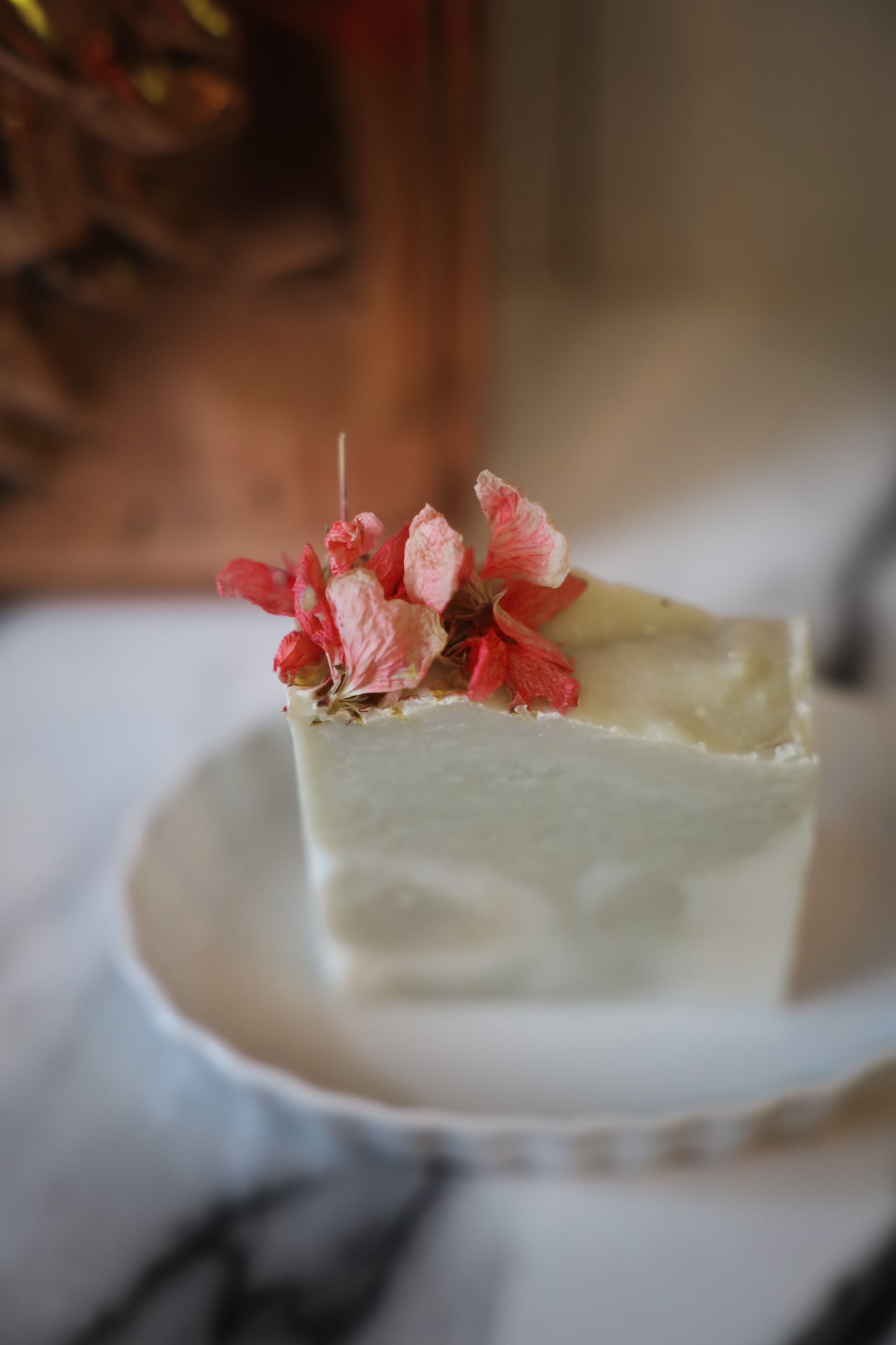 White Ceramic Soap Tray