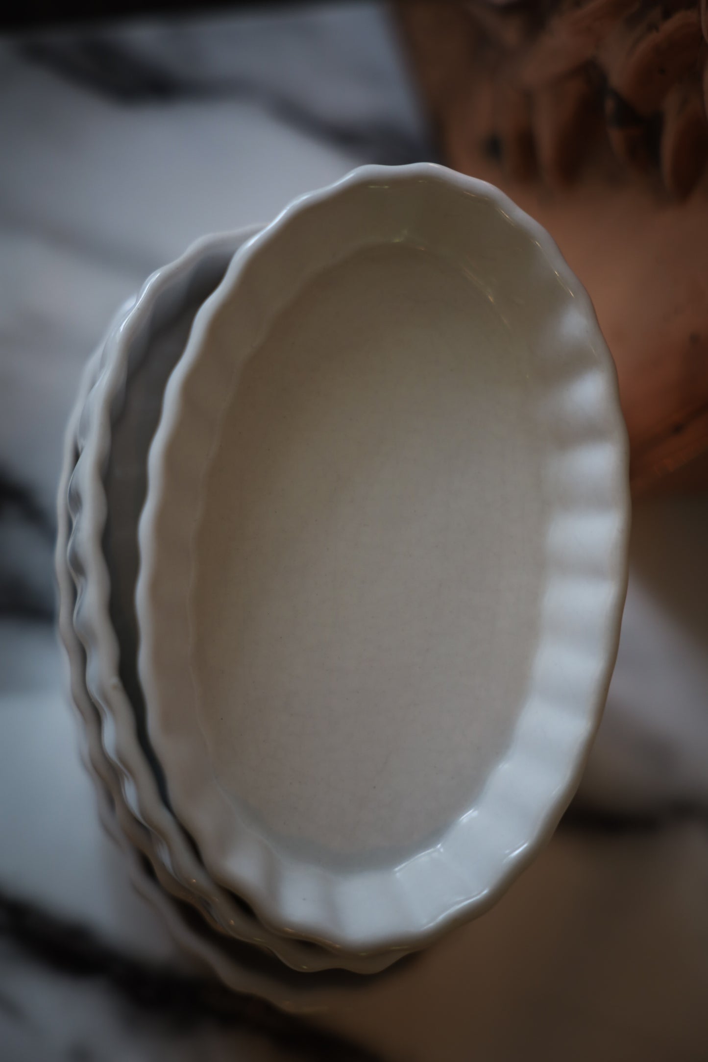 White Ceramic Soap Tray