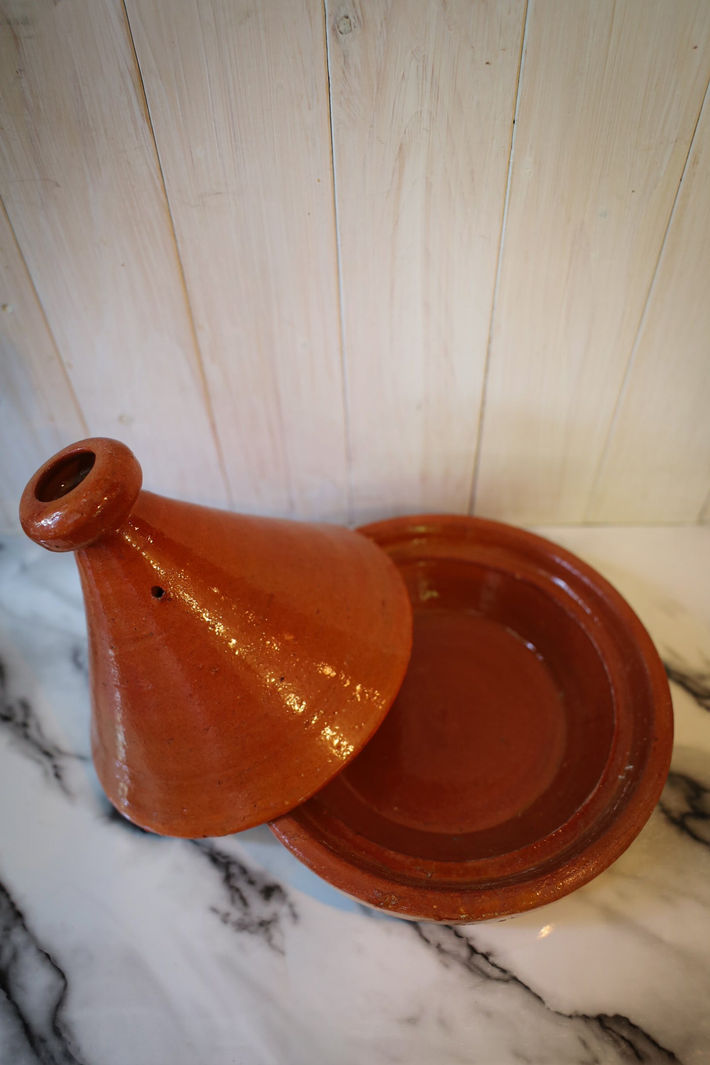 Set of Four Terracotta Tagines