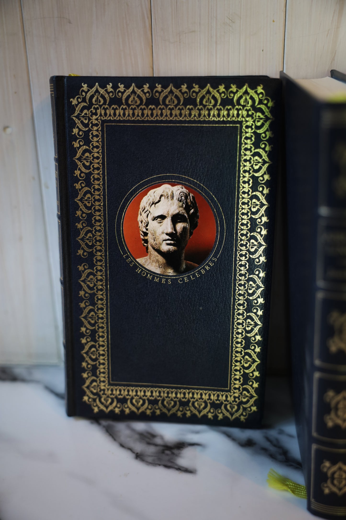 Set of Four French Decorative Biography Volumes