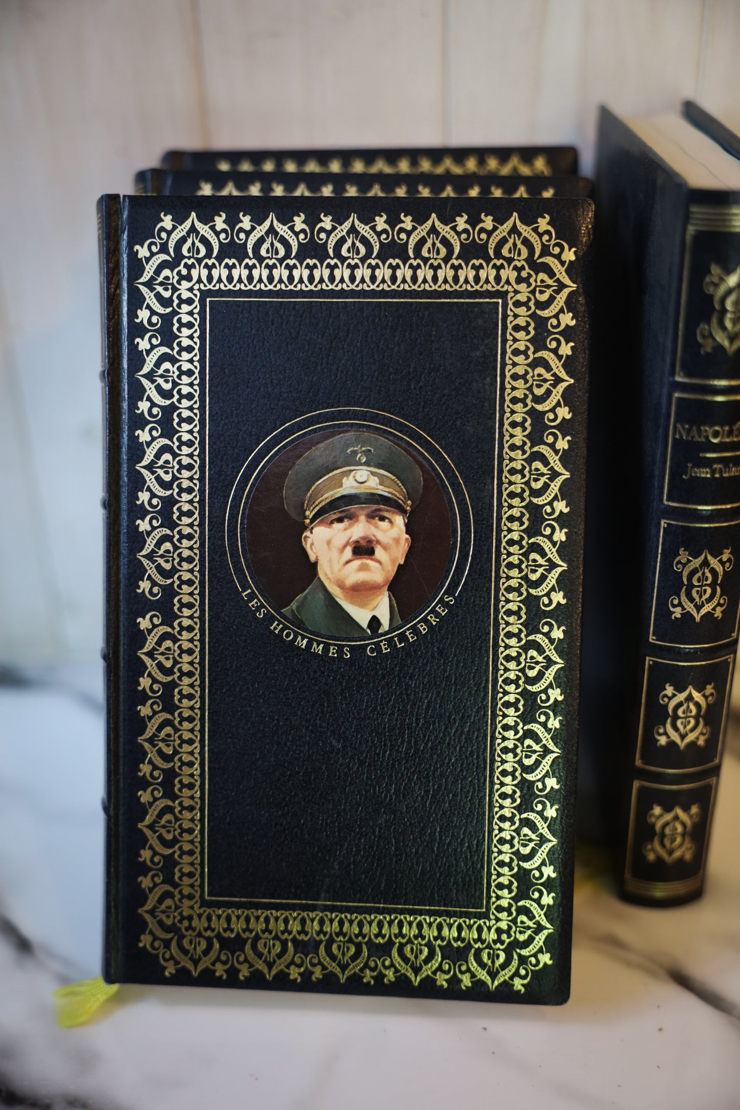 Set of Four French Decorative Biography Volumes