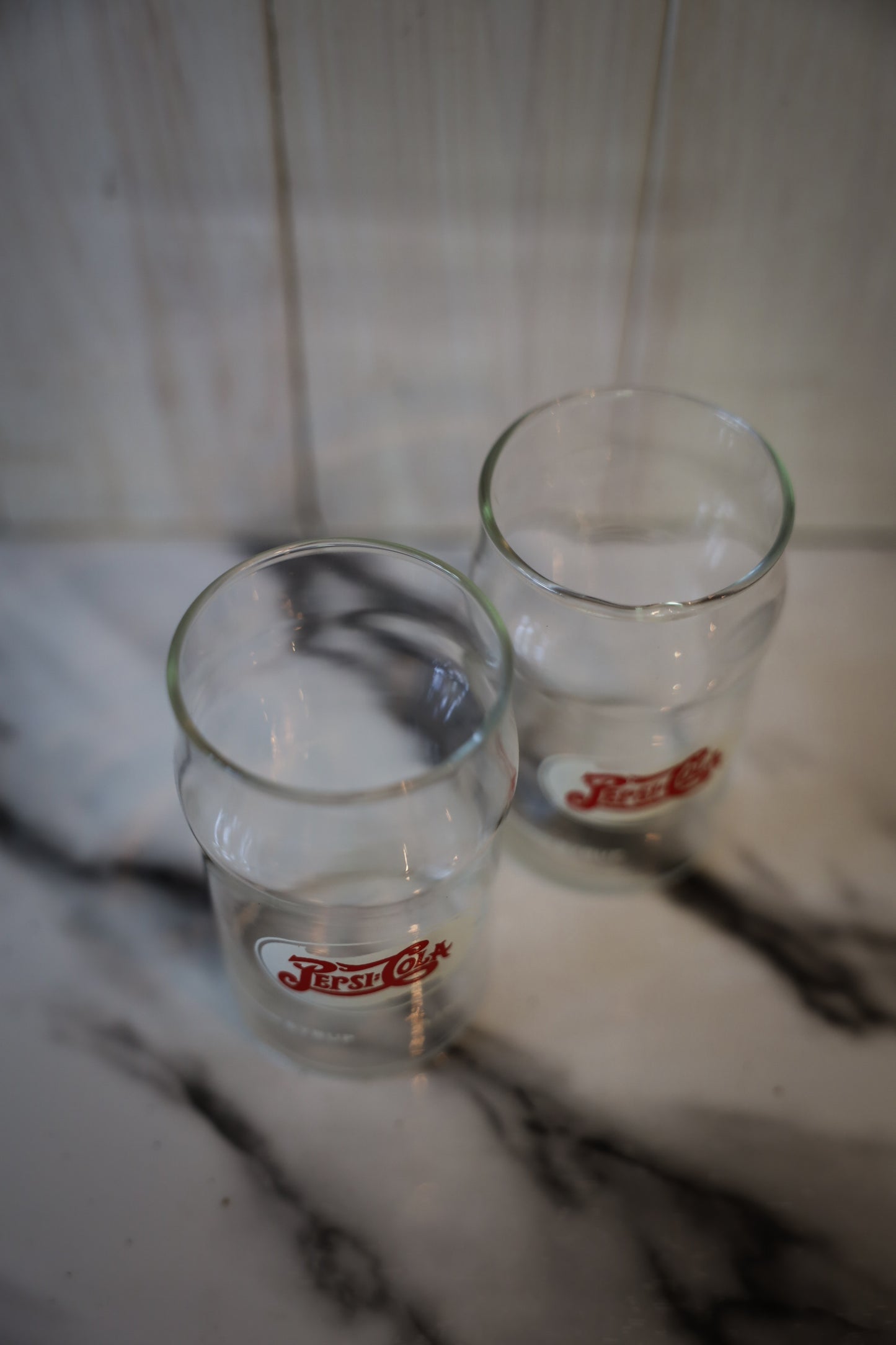 Vintage Pepsi-Cola Glasses – Set of 2
