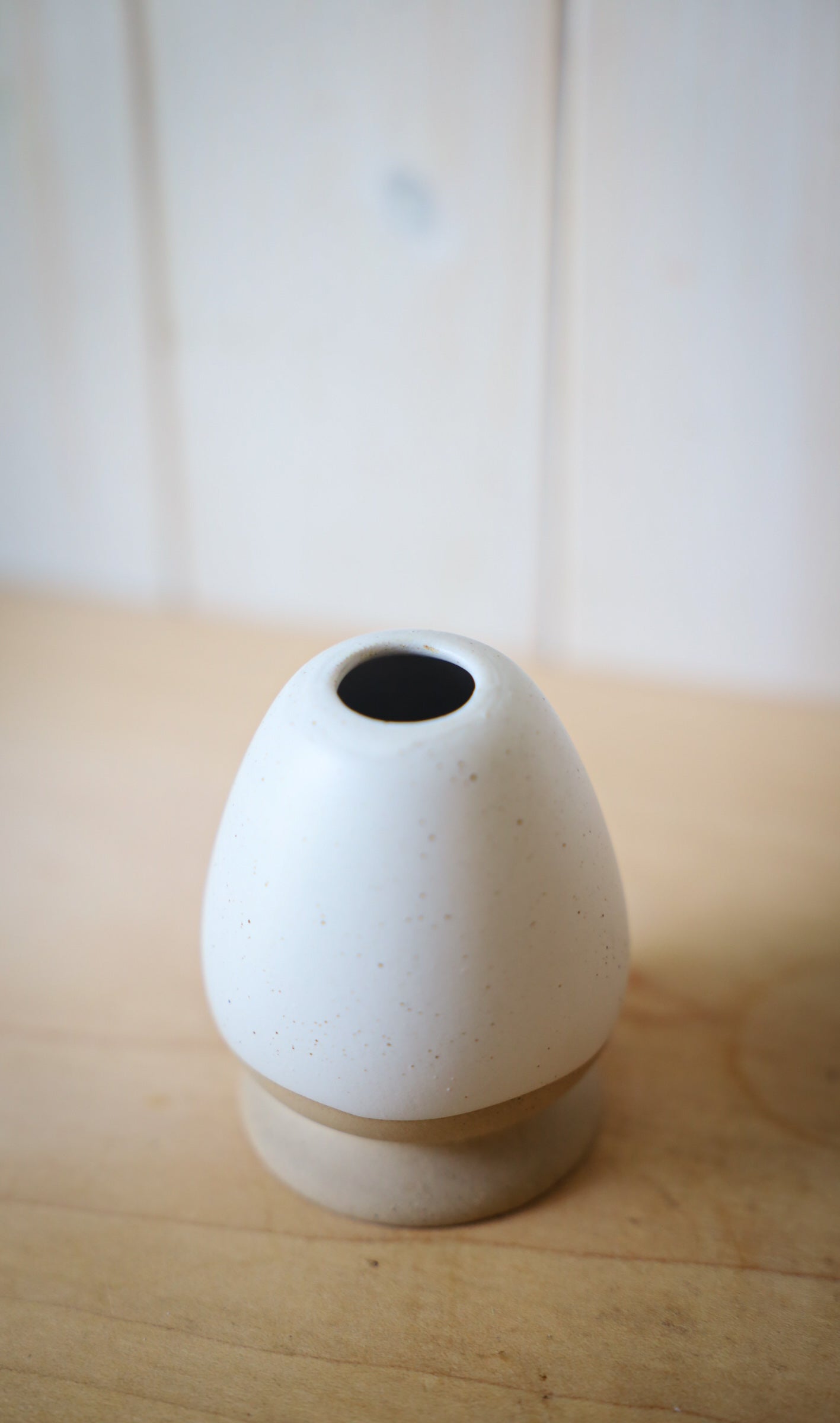 Minimalist Stoneware Mini Vase or Candle Holder