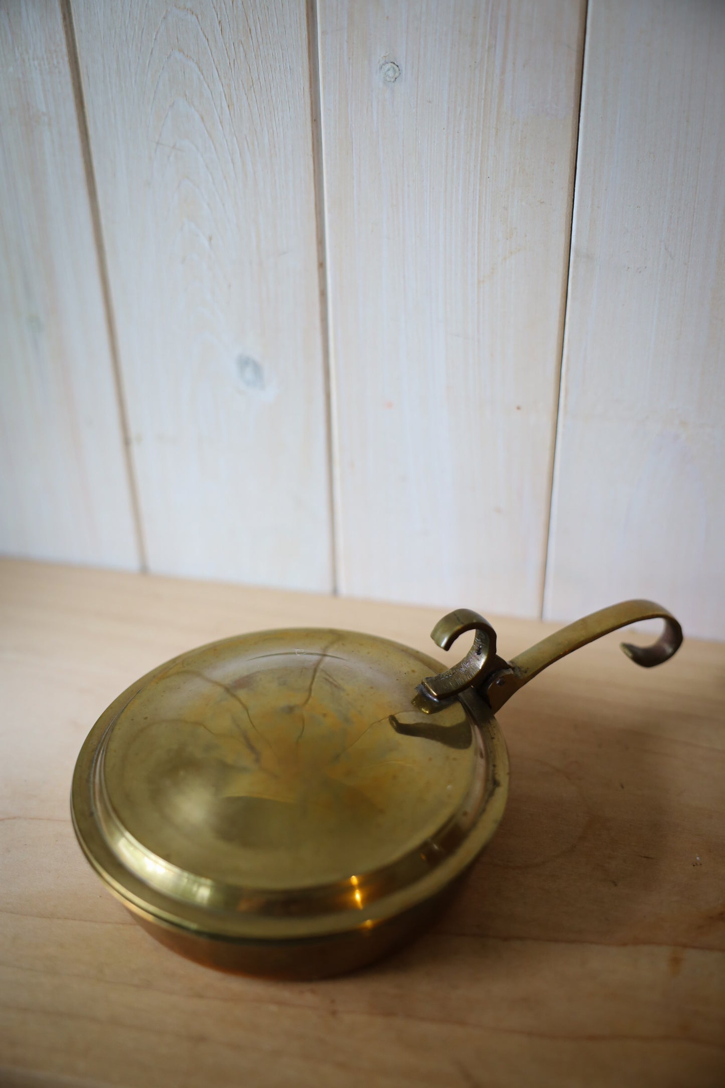 Vintage Brass Silent Butler