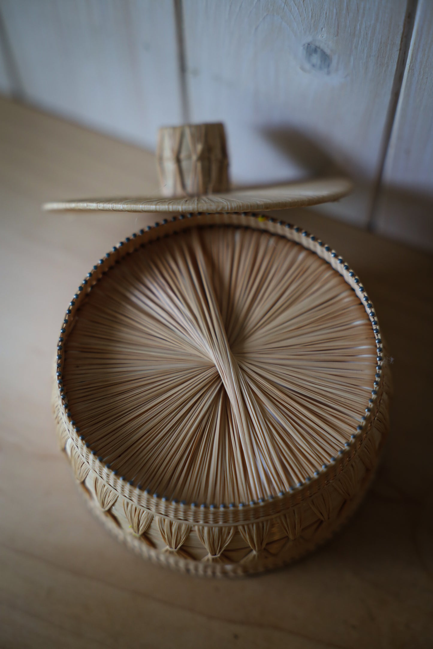 Woven Lidded Trinket Box