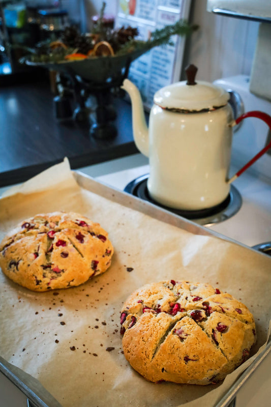 Frozen Lemon Cranberry Scones
