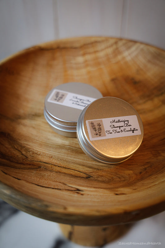 Shampoo Bar for Dry Hair in Tin(Tea tree, Eucalyptus)