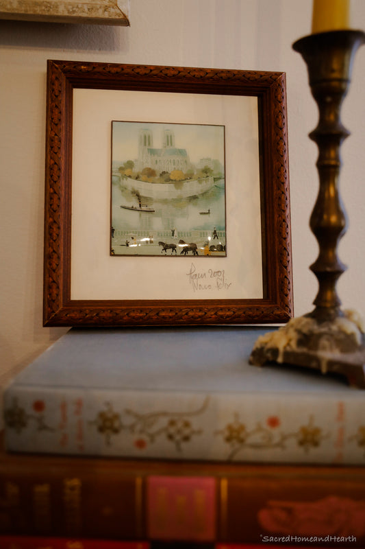 Small vintage plaque
